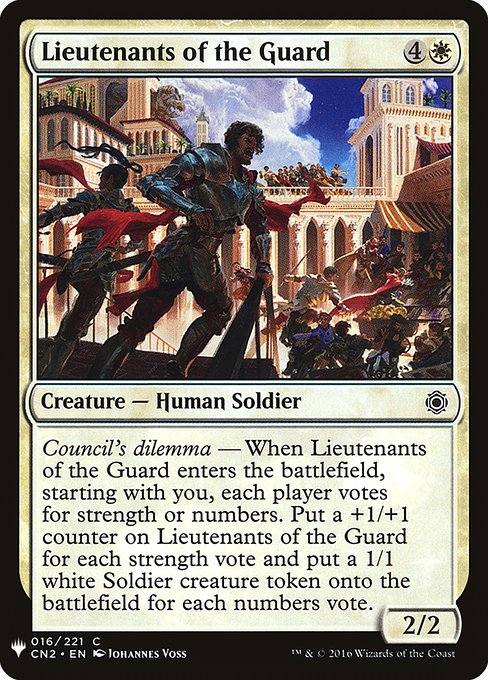 Lieutenants of the Guard [Mystery Booster #0159] (CN2-C)