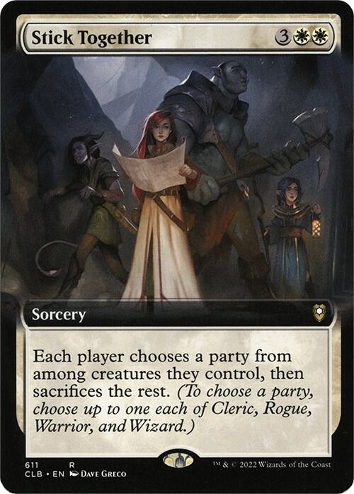 Stick Together [#611 Extended Art Commander Decks] (CLB-R)