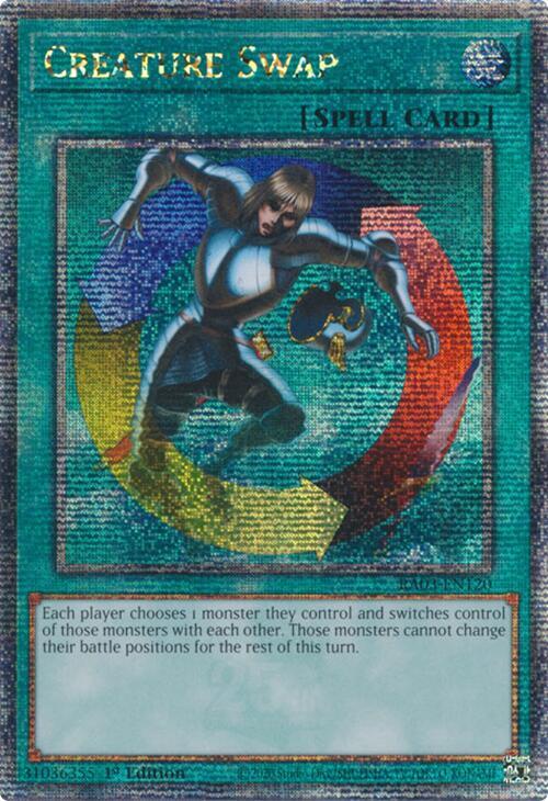 Creature Swap (RA03-EN120) Quarter Century Secret Rare - Near Mint 1st Edition