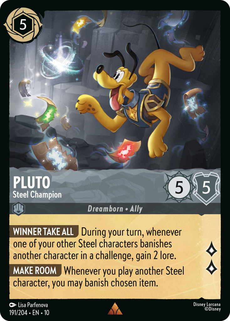 Pluto - Steel Champion (191/204 - Whispers in the Well) Rare