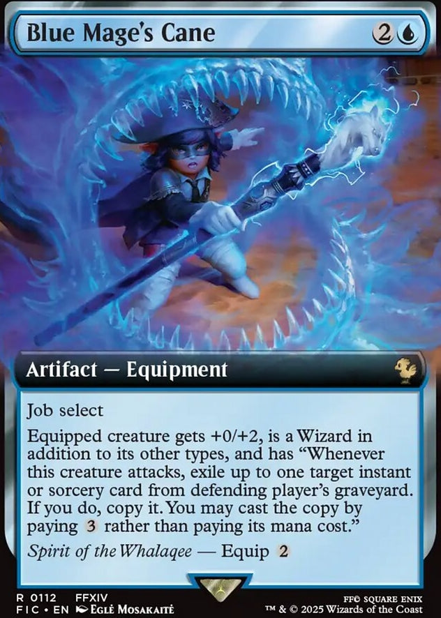 Blue Mage's Cane [ #0112 Extended Art ] (FIC-R)