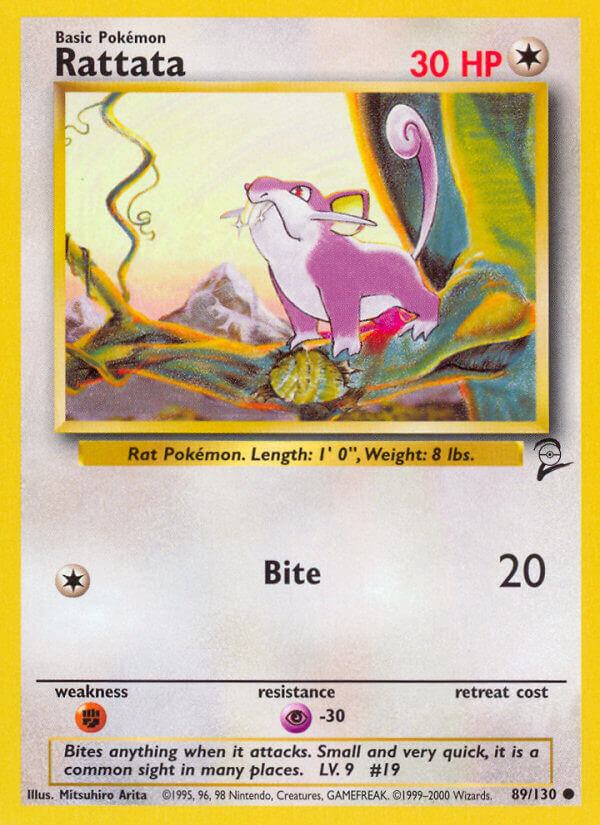 Rattata - 089/130 (BS2) Common - Near Mint