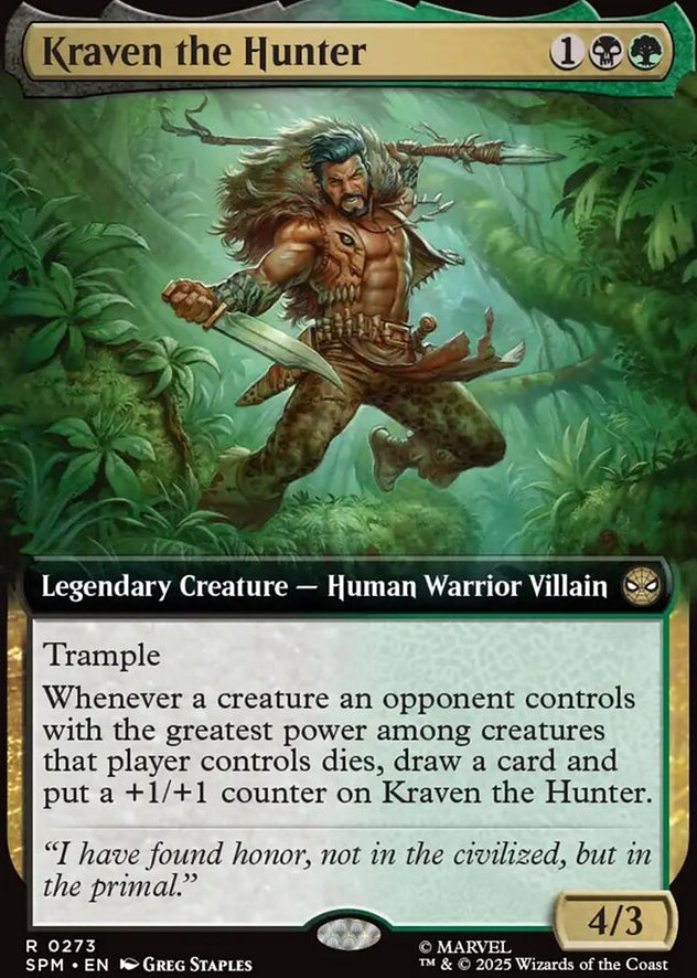 Kraven the Hunter [ #0273 Extended Art ] (SPM-R)