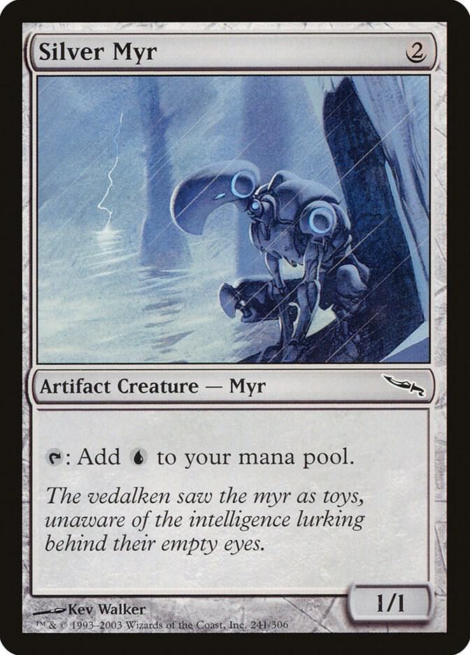 Silver Myr (MRD-C) Lightly Played