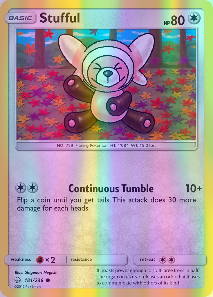 Stufful - 181/236 (CEC) Common - Near Mint Reverse Holofoil
