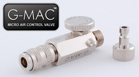 Grex: Micro Air Control Valve w/ Quick Connect Coupler & Plug - Grex