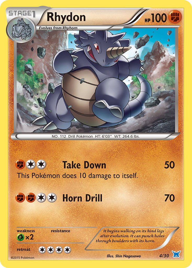 Rhydon - 04/30 (TK8O) Common - Near Mint