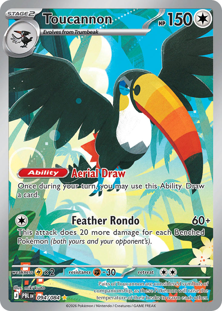 Toucannon - 094/084 (PBL) Illustration Rare
