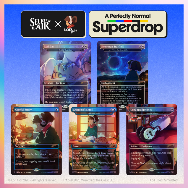 MTG: Secret Lair x Lofi Girl: Beats to Cast To Foil Edition