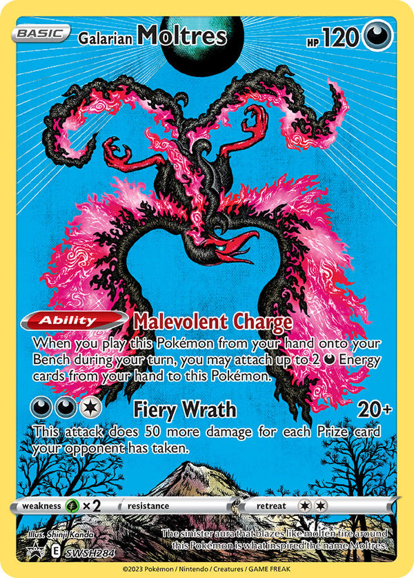 Galarian Moltres - SWSH284 (SWSH:PR) Promo - Near Mint Holofoil