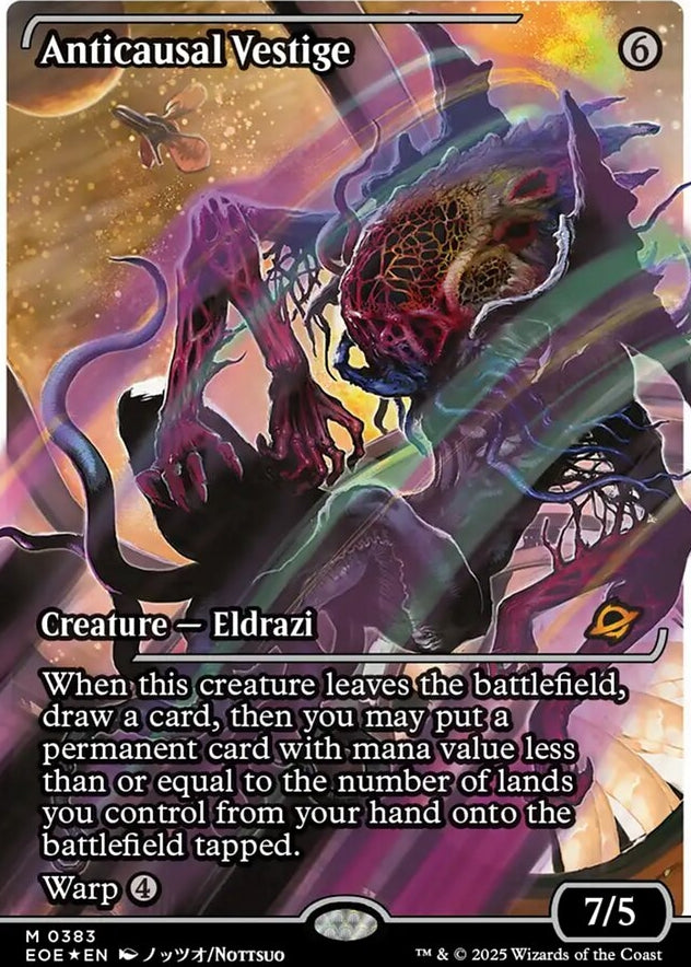 Anticausal Vestige [ #0383 Fracture Foil Japan Showcase] (EOE-M)