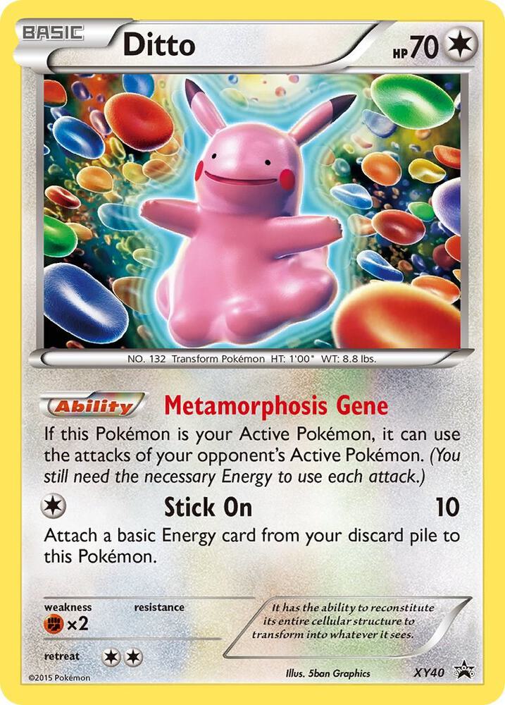 Ditto - XY40 (XY:PR) Promo - Light Play Holofoil