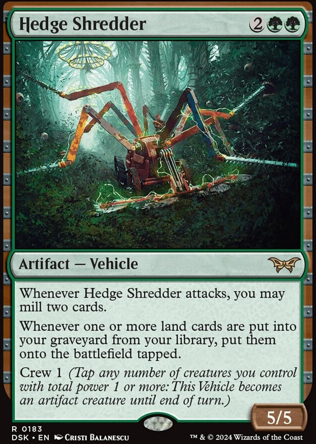 Hedge Shredder [#0183] (DSK-R) Moderate Play
