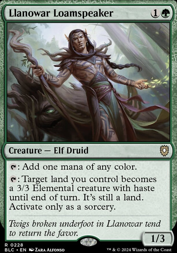 Llanowar Loamspeaker [#0228] (BLC-R)