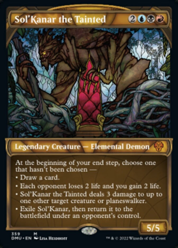 Sol'Kanar the Tainted [#359 Textured FOIL] (DMU-M)