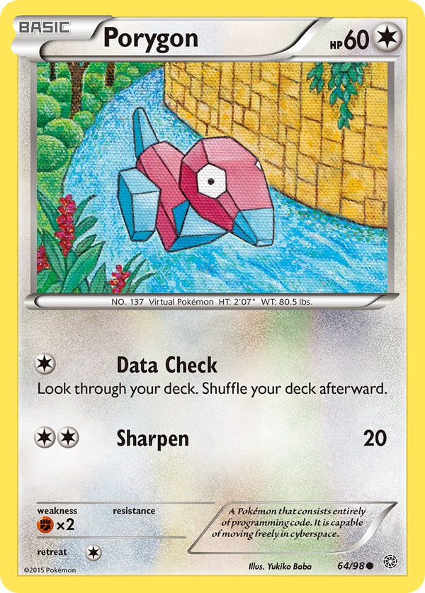 Porygon - 064/098 (AOR) Common - Near Mint