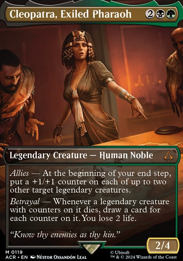 Cleopatra, Exiled Pharaoh [#0119 Borderless] (ACR-M)