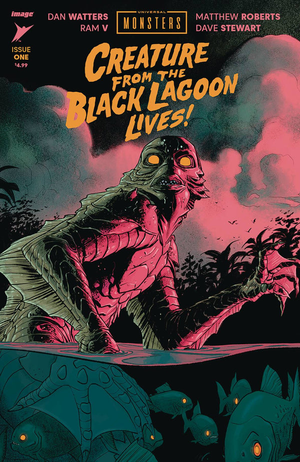 UNIVERSAL MONSTERS THE CREATURE FROM THE BLACK LAGOON LIVES #1 (OF 4) CVR A MATTHEW ROBERTS & DAVE STEWART
