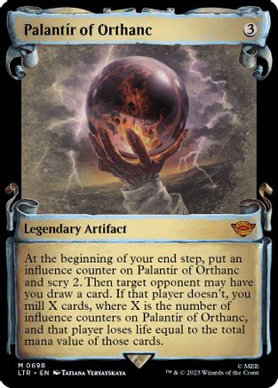 Palantir of Orthanc [#0698 Showcase Scrolls] (LTR-R-FOIL)
