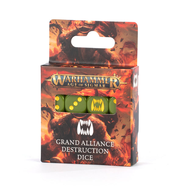 Citadel Hobby: Dice Set - Age of Sigmar: Grand Alliance - Destruction (4th)