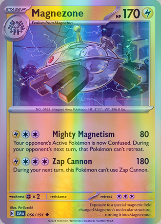 Magnezone - 060/191 (SSP) Uncommon - Near Mint Reverse Holofoil