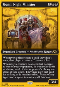 Gonti, Night Minister [ #0450 First Place Foil ] (DFT-R)
