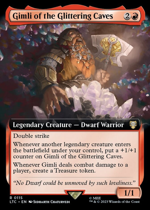 Gimli of the Glittering Caves [#0115 Extended Art] (LTC-R)