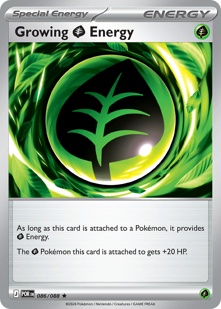 Growing Grass Energy - 086/088 (POR) Rare