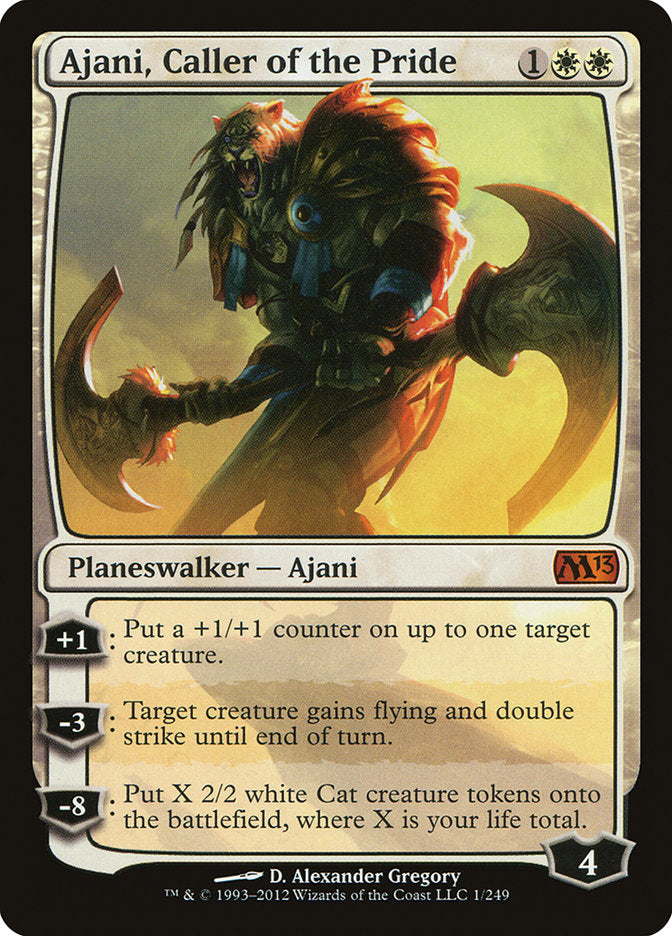 Ajani, Caller of the Pride (M13-M) Moderate Play