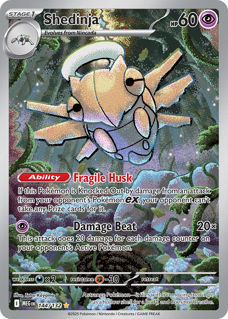 Shedinja - 144/132 - 144/132 (MEG) Illustration Rare
