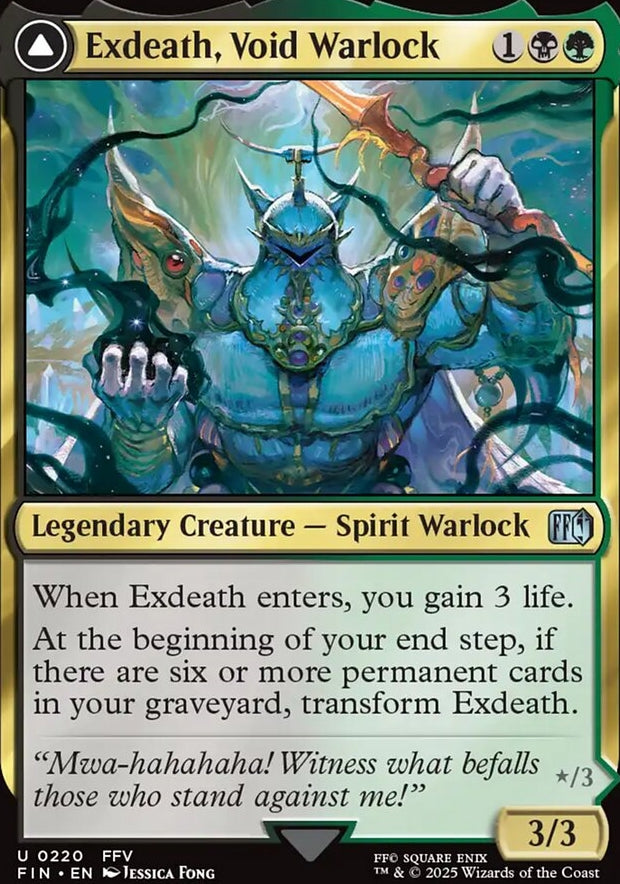 Exdeath, Void Warlock // Neo Exdeath, Dimension's End [ #0220 ] (FIN-U)
