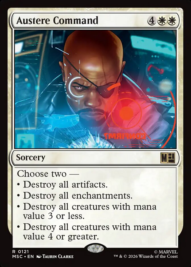 Austere Command [ #0121 Surge Foil ] (MSC-R)