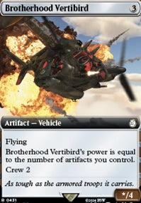 Brotherhood Vertibird [#0431 Extended Art] (PIP-R-FOIL)