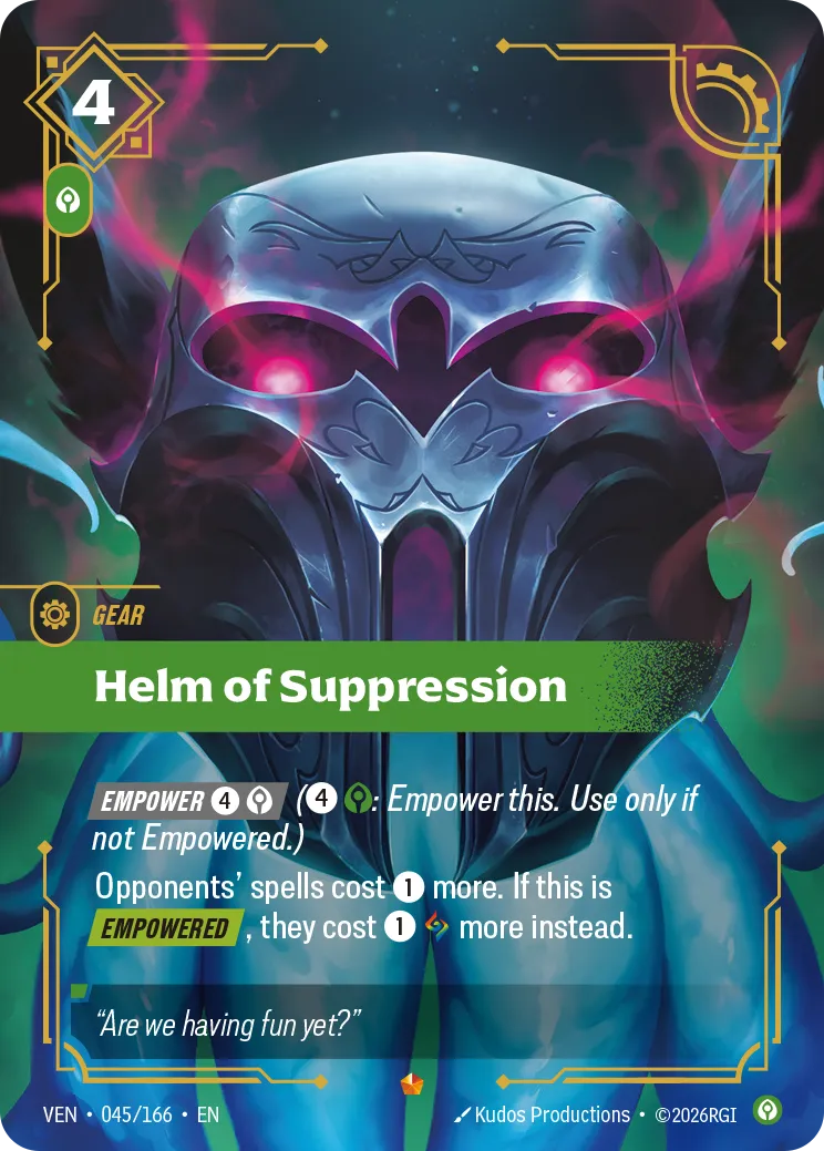Helm of Suppression - 045/166 (VEN) Epic