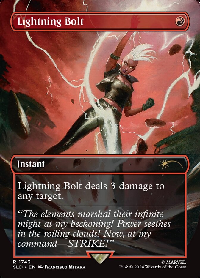 Lightning Bolt [#1743 Borderless] (SLD-R)