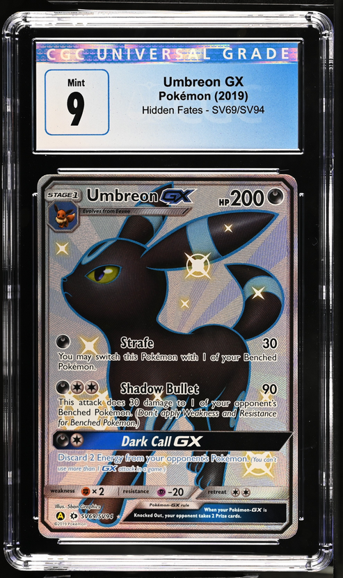 Umbreon GX (SV69/SV94) Shiny Vault (Graded CGC 9)