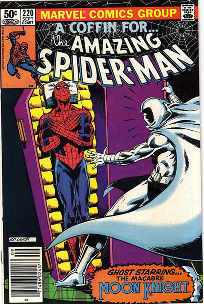 Amazing Spider-Man (1963 Series) #220 (8.0) Moon Knight Appearance. 1st Appearances of National Crime Syndicate; Rat Pack; Louie Frenchetti; Weasel