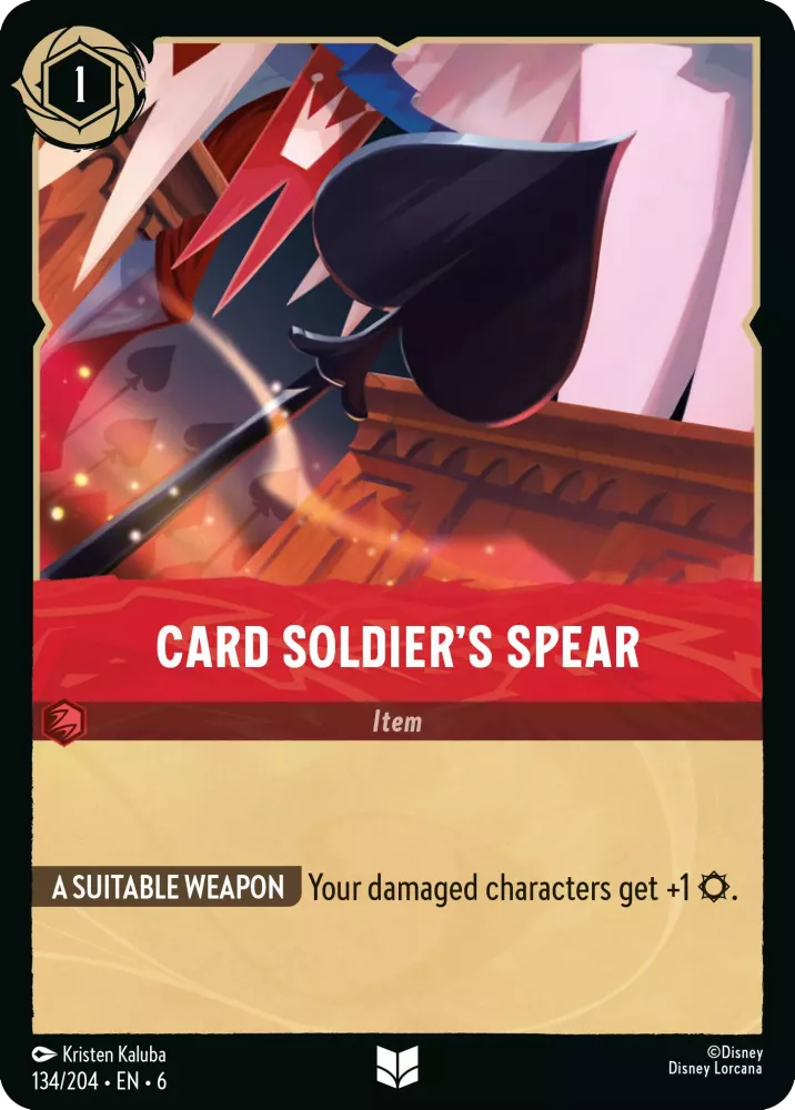 Card Soldier's Spear (Azurite Sea 134/204) Uncommon - Near Mint