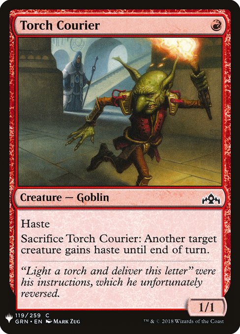 Torch Courier [Mystery Booster #1085] (GRN-C)