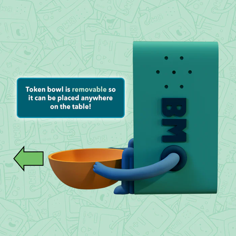 ADVENTURE TIME CARD WARS BMO TOKEN HOLDER