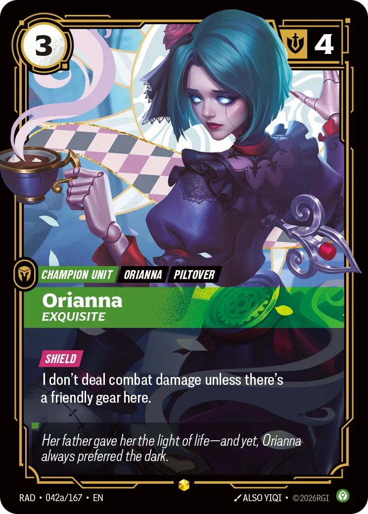 Orianna, Exquisite (Alternate Art) - 042a/167 (RAD) Showcase