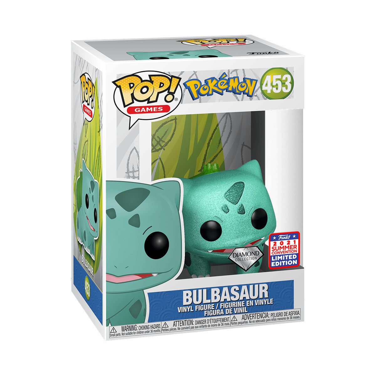 POP Figure: Pokemon #0453 - Bulbasaur (Funko 2021 Summer Convention Limited Edition)