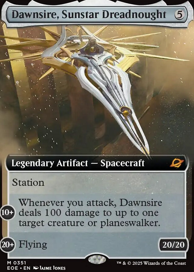 Dawnsire, Sunstar Dreadnought [ #0351 Extended Art] (EOE-M)