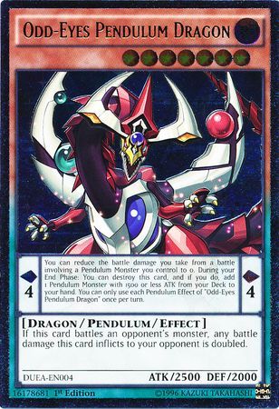 Odd-eyes Pendulum Dragon (DUEA-EN004) Ultimate Rare Near Mint 1st Edition