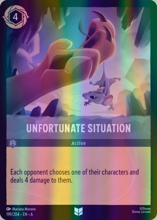 Unfortunate Situation (Azurite Sea 199/204) Uncommon - Near Mint Cold Foil