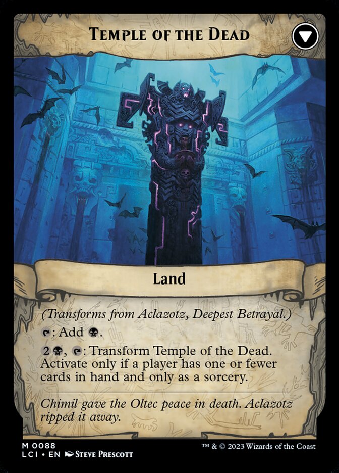 Aclazotz, Deepest Betrayal // Temple of the Dead [