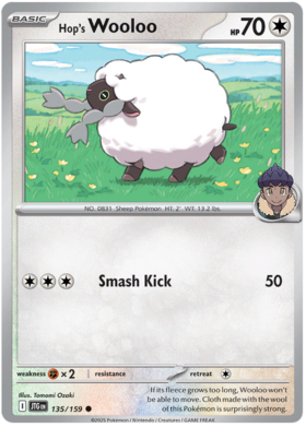 Hop's Wooloo - 135/159 (JTG) Common