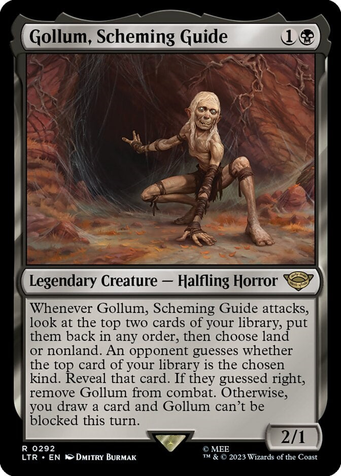 Gollum, Scheming Guide [#0292 Starter Deck] (LTR-R-FOIL)
