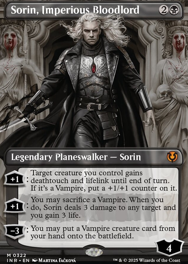 Sorin, Imperious Bloodlord [ #0322 Borderless ] (INR-M)