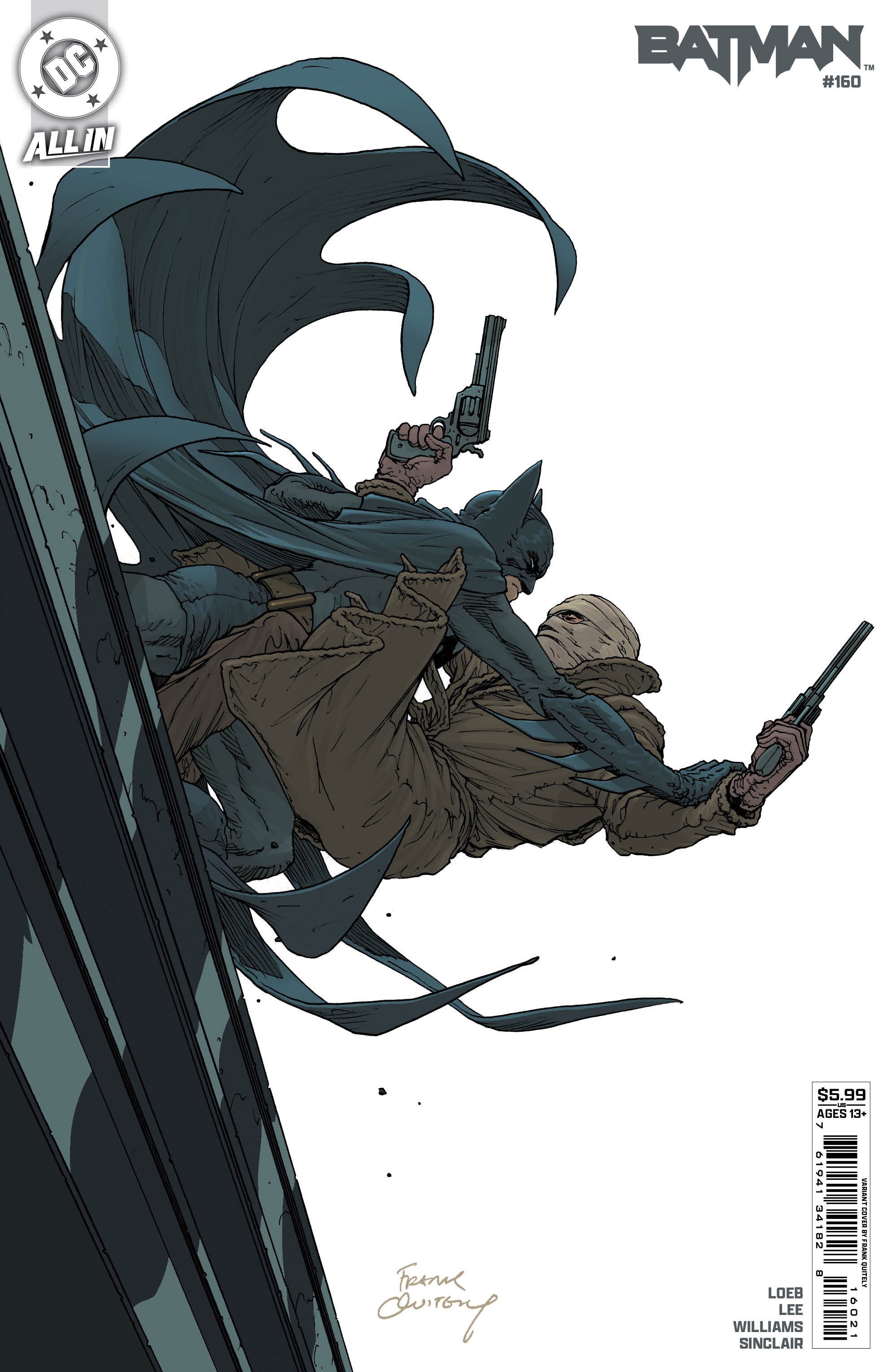 BATMAN #160 CVR B FRANK QUITELY CARD STOCK VAR